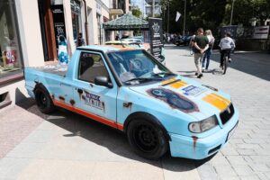 03.06.2021. Kielce. Motoryzacyjne atrakcje na ulicy Sienkiewicza / Wiktor Taszłow / Radio Kielce