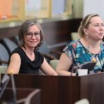 10.06.2021. Kielce. Sesja Rady Miasta Kielce. Na zdjęciu: Katarzyna Zapała - radna i Anna Kibortt - radna / Wiktor Taszłow / Radio Kielce