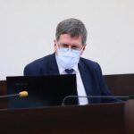 10.06.2021. Kielce. Sesja Rady Miasta Kielce. Na zdjęciu: Jarosław Karyś - przewodniczący Rady Miasta Kielce / Wiktor Taszłow / Radio Kielce