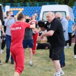 10.06.2021. Kielce. Mistrzowie są w formie. Otwarty trening na kieleckim stadionie. Na zdjęciu (z prawej): Paweł Skrzecz / Wiktor Taszłow / Radio Kielce