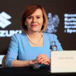 10.06.2021 Kielce. Konferencja dotycząca boksu. Na zdjęciu: Anna Krupka - wiceminister kultury, dziedzictwa narodowego i sportu, / Wiktor Taszłow / Radio Kielce