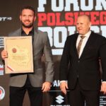 10.06.2021 Kielce. Gala podsumowująca I Forum Polskiego Boksu w Kielcach. Na zdjęciu: Dariusz Snarski / Wiktor Taszłow / Radio Kielce