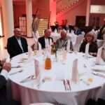 10.06.2021 Kielce. Gala podsumowująca I Forum Polskiego Boksu w Kielcach. Na zdjęciu (od lewej): Ryszard Tomczyk, Grzegorz Nowaczek - prezes Polskiego Związku Bokserskiego / Wiktor Taszłow / Radio Kielce