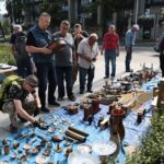 12.06.2021. Kielce. Giełda kolekcjonerska / Wiktor Taszłow / Radio Kielce