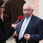 13.06.2021. Pierzchnica. Msza święta w intencji Ojczyzny. Na zdjęciu: poseł Krzysztof Lipiec - przewodniczący świętokrzyskich struktur Prawa i Sprawiedliwości / Wiktor Taszłow / Radio Kielce