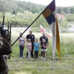 06.06.2021 Miedziana Góra. Pomnik żołnierzy AK. Uroczystości upamiętniające rocznicę śmierci podporucznika Zbigniewa Kruszelnickiego - „Wilka” / Jarosław Kubalski / Radio Kielce