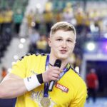 06.06.2021 Kielce. PGNiG Superliga piłkarzy ręcznych. Łomża Vive Kielce zostaje Mistrzem Polski. Ceremonia wręczenia medali. Sebastian Kaczor / Jarosław Kubalski / Radio Kielce