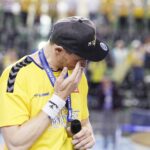 06.06.2021 Kielce. PGNiG Superliga piłkarzy ręcznych. Łomża Vive Kielce zostaje Mistrzem Polski. Ceremonia wręczenia medali. Krzysztof Lijewskiwręczenia medali / Jarosław Kubalski / Radio Kielce