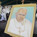 02.06.2021 Masłów. Spotkanie osób niepełnosprawnych na lotnisku w Masłowie w 30. rocznicę pobytu św. Jana Pawła II w Kielcach i Masłowie. Msza / Jarosław Kubalski / Radio Kielce