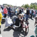 02.06.2021 Masłów. Spotkanie osób niepełnosprawnych na lotnisku w Masłowie w 30. rocznicę pobytu św. Jana Pawła II w Kielcach i Masłowie. Msza / Jarosław Kubalski / Radio Kielce