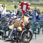 02.06.2021 Masłów. Spotkanie osób niepełnosprawnych na lotnisku w Masłowie w 30. rocznicę pobytu św. Jana Pawła II w Kielcach i Masłowie / Jarosław Kubalski / Radio Kielce