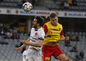 04.06.2021. Kielce. 33. kolejka Fortuna 1 Ligi: Korona Kielce - Widzew Łódź / Jarosław Kubalski / Radio Kielce