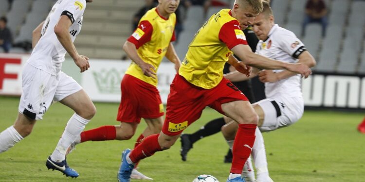 04.06.2021. Kielce. 33. kolejka Fortuna 1 Ligi: Korona Kielce - Widzew Łódź / Jarosław Kubalski / Radio Kielce