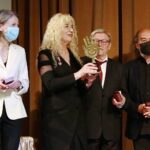 13.06.2021. Kielce. Jubileusz Teatru Lalki i Aktora „Kubuś”. Na zdjęciu (od lewej): Jolanta Kęćko - aktorka, Małgorzata Oracz - aktorka, Andrzej Matysiak - aktor, Andrzej Kuba Sielski - aktor / Wiktor Taszlow / Radio Kielce