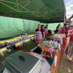 27.06.2021. Modliborzyce. Dzień otwarty na polu jagody kamczackiej / Emilia Sitarska / Radio Kielce