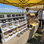 27.06.2021. Modliborzyce. Dzień otwarty na polu jagody kamczackiej / Emilia Sitarska / Radio Kielce