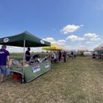 27.06.2021. Modliborzyce. Dzień otwarty na polu jagody kamczackiej / Emilia Sitarska / Radio Kielce