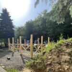 28.06.2021. Ożarów. Powstający ogród sensoryczny / Zespół Szkół im. Marii Skłodowskiej-Curie