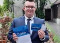 Uczeń kieleckiego liceum laureatem konkursu papieskiego - Radio Kielce Na zdjęciu: Kacper Bernat - laureat konkursu wiedzy o życiu i nauczaniu św. Jana Pawła II / ks. Jacek Malewski