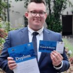 Na zdjęciu: Kacper Bernat - laureat konkursu wiedzy o życiu i nauczaniu św. Jana Pawła II / ks. Jacek Malewski