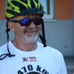 30.06.2021. Olsztyn. Wyprawa rowerowa trasą Green Velo. Na zdjęciu: Kazimierz Mądzik, świętokrzyski kurator oświaty. / A. Chmielewska / Radio Olsztyn