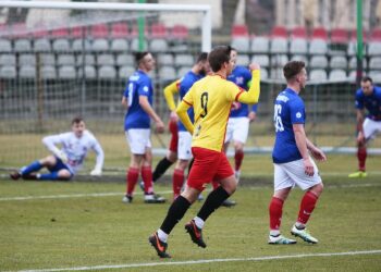 08.03.2020. Kielce. Derby regionu świętokrzyskiego. Korona II Kielce - Wisła Sandomierz / Wiktor Taszłow / Radio Kielce