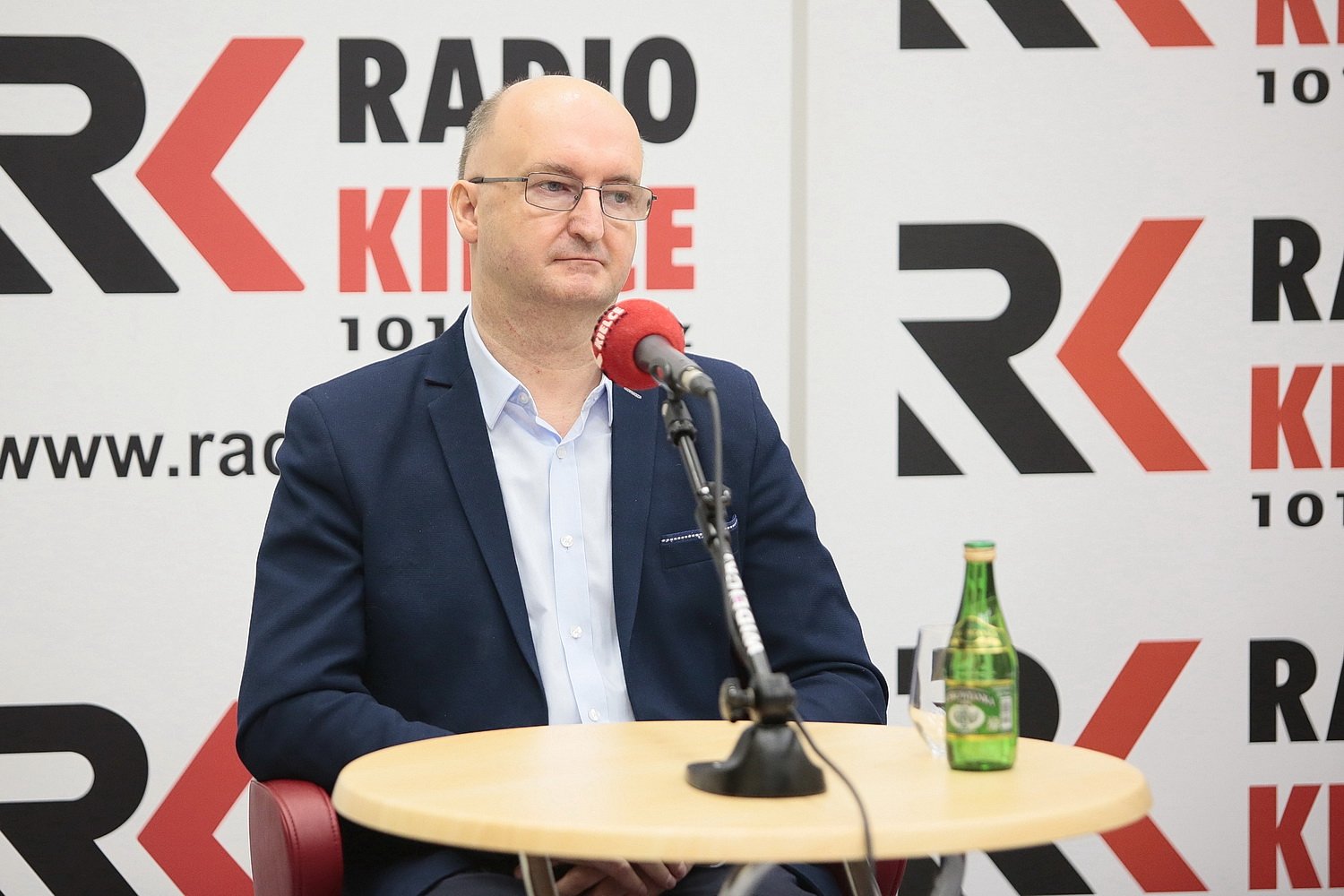 02.02.2020. Radio Kielce. Studio Polityczne. Na zdjęciu: Piotr Wawrzyk - wiceminister spraw zagranicznych / Wiktor Taszłow / Radio Kielce