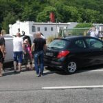 22.06.2021. Kielce. Ulica Krakowska. Wypadek / słuchacz Radia Kielce