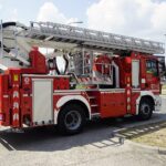 17.06.2021. Kielce. Przygotowania do uroczystości przekazania pojazdów dla PSP i OSP / Sebastian Kalwat / Radio Kielce