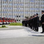 17.06.2021. Kielce. Przygotowania do uroczystości przekazania pojazdów dla PSP i OSP / Sebastian Kalwat / Radio Kielce