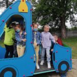 01.06.2021. Tuczępy. Otwarcie placu zabaw / Marta Gajda / Radio Kielce