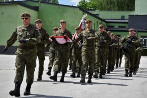 11.06.2021. Kielce. Święto 10. Świętokrzyskiej Brygady Obrony Terytorialnej / ppor. Daniel Woś / ŚBOT