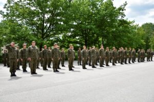 11.06.2021. Kielce. Święto 10. Świętokrzyskiej Brygady Obrony Terytorialnej / ppor. Daniel Woś / ŚBOT