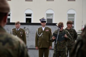 11.06.2021. Kielce. Święto 10. Świętokrzyskiej Brygady Obrony Terytorialnej / ppor. Daniel Woś / ŚBOT