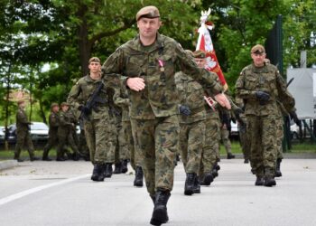 11.06.2021. Kielce. Święto 10. Świętokrzyskiej Brygady Obrony Terytorialnej / ppor. Daniel Woś / ŚBOT