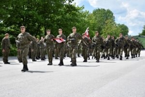 11.06.2021. Kielce. Święto 10. Świętokrzyskiej Brygady Obrony Terytorialnej / ppor. Daniel Woś / ŚBOT