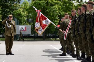 11.06.2021. Kielce. Święto 10. Świętokrzyskiej Brygady Obrony Terytorialnej / ppor. Daniel Woś / ŚBOT