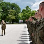 11.06.2021. Kielce. Święto 10. Świętokrzyskiej Brygady Obrony Terytorialnej / ppor. Daniel Woś / ŚBOT