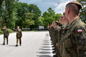 11.06.2021. Kielce. Święto 10. Świętokrzyskiej Brygady Obrony Terytorialnej / ppor. Daniel Woś / ŚBOT