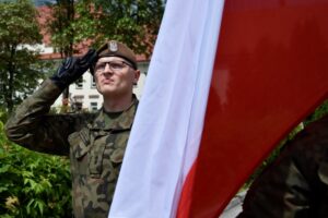 11.06.2021. Kielce. Święto 10. Świętokrzyskiej Brygady Obrony Terytorialnej / ppor. Daniel Woś / ŚBOT