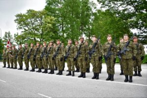 11.06.2021. Kielce. Święto 10. Świętokrzyskiej Brygady Obrony Terytorialnej / ppor. Daniel Woś / ŚBOT