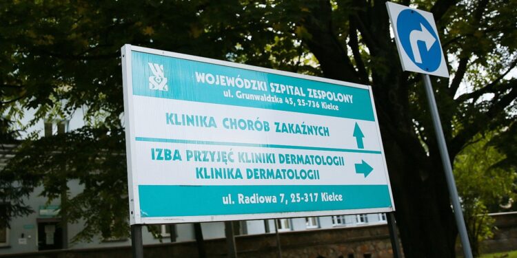 Klinika Chorób Zakaźnych w Wojewódzkim Szpitalu Zespolonym w Kielcach / Wiktor Taszłow / Radio Kielce