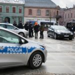 07.04.2021. Kielce. Zdjęcia do spektaklu teatru telewizji zatytułowanego „Zakładnicy” / Wiktor Taszłow / Radio Kielce