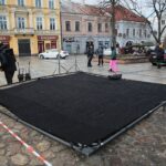 07.04.2021. Kielce. Zdjęcia do spektaklu teatru telewizji zatytułowanego „Zakładnicy” / Wiktor Taszłow / Radio Kielce