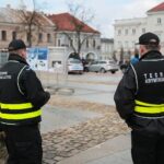 07.04.2021. Kielce. Zdjęcia do spektaklu teatru telewizji zatytułowanego „Zakładnicy” / Wiktor Taszłow / Radio Kielce