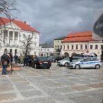 07.04.2021. Kielce. Zdjęcia do spektaklu teatru telewizji zatytułowanego „Zakładnicy” / Wiktor Taszłow / Radio Kielce