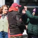 09.04.2021. Masłów. Zdjęcia do spektaklu Telewizji Polskiej „Zakładnicy” / Wiktor Taszłow / Radio Kielce