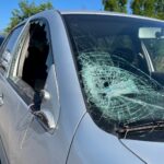 29.07.2021. Piekoszów. Zderzenie samochodu osobowego ze skuterem / Wiktor Taszłow / Radio Kielce