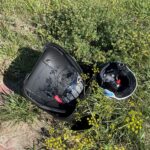 29.07.2021. Piekoszów. Zderzenie samochodu osobowego ze skuterem / Wiktor Taszłow / Radio Kielce