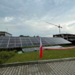 15.07.2021. Kielce. Oficjalne otwarcie farmy fotowoltaicznej przy Wojewódzkim Funduszu Ochrony Środowiska i Gospodarki Wodnej / Paulina Michta / Radio Kielce